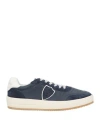 Philippe Model Man Sneakers Midnight Blue Size 10 Leather In Blue