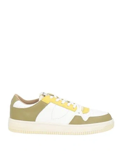 Philippe Model Man Sneakers Military Green Size 9 Leather