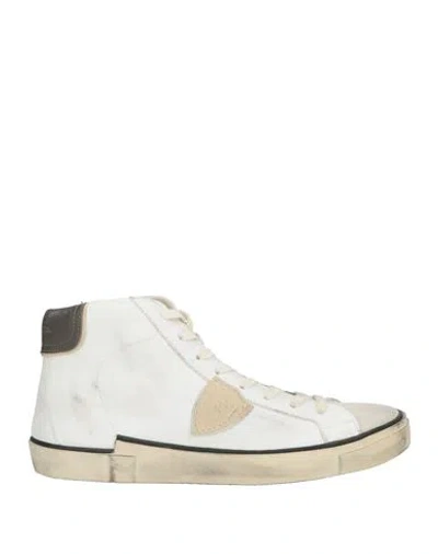 Philippe Model Man Sneakers Off White Size 8 Leather