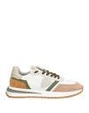 Philippe Model Man Sneakers Sand Size 7 Leather, Textile Fibers In Beige