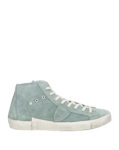 Philippe Model Man Sneakers Sky Blue Size 9 Leather