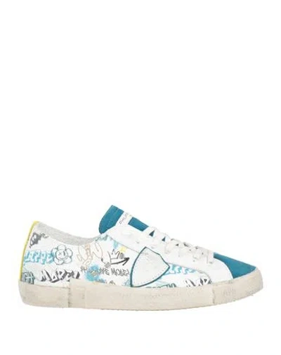 Philippe Model Man Sneakers White Size 7 Leather