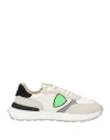 Philippe Model Man Sneakers White Size 7 Leather, Textile Fibers In White
