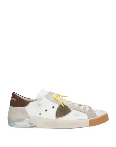 Philippe Model Man Sneakers White Size 8 Leather
