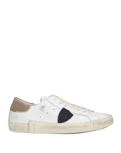 Philippe Model Man Sneakers White Size 8 Leather