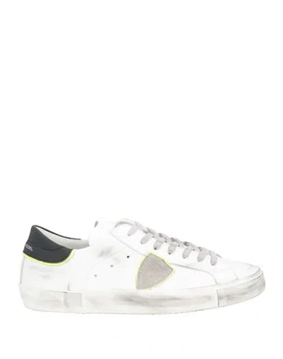 Philippe Model Man Sneakers White Size 8 Leather