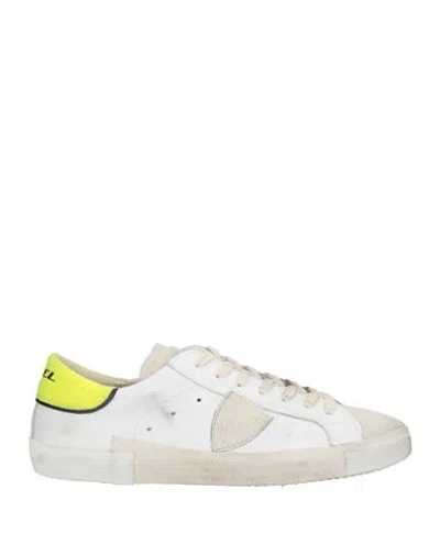 Philippe Model Man Sneakers White Size 8 Leather