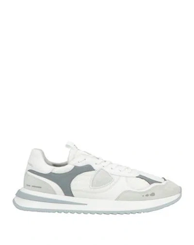 Philippe Model Man Sneakers White Size 8 Leather, Textile Fibers