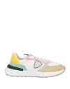 Philippe Model Man Sneakers White Size 8 Leather, Textile Fibers In White