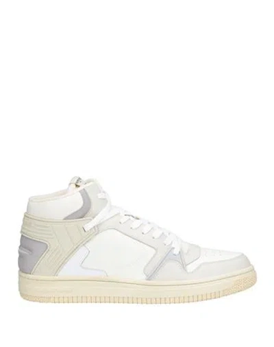 Philippe Model Man Sneakers White Size 8 Calfskin, Textile Fibers
