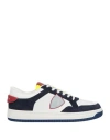 Philippe Model Man Sneakers White Size 9 Calfskin, Textile Fibers In White