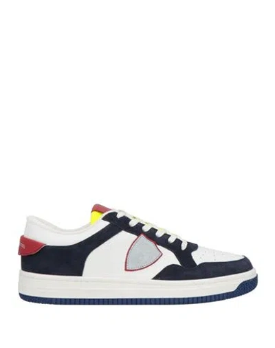 Philippe Model Man Sneakers White Size 9 Calfskin, Textile Fibers