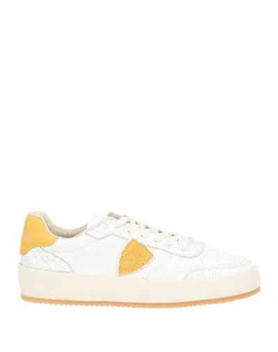 Philippe Model Man Sneakers White Size 9 Leather