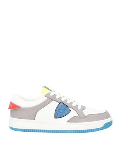 Philippe Model Man Sneakers White Size 9 Leather, Textile Fibers