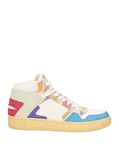 Philippe Model Man Sneakers White Size 10 Leather, Textile Fibers