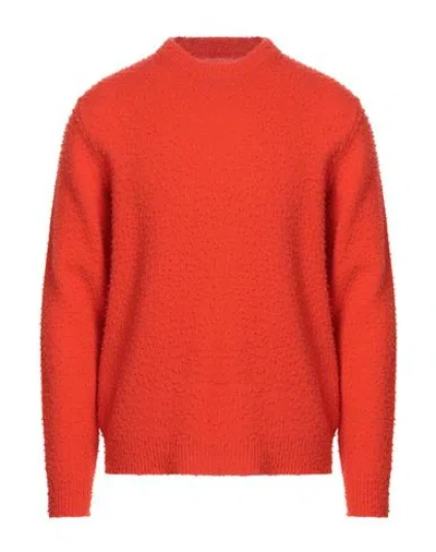 Philippe Model Man Sweater Orange Size Xl Merino Wool