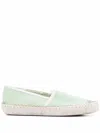 Philippe Model Marseille Glitter-detail Espadrilles In Green