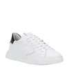 Philippe Model Temple White Black Leather Sneaker In White