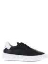 Philippe Model Temple Two-tone Leather Sneakers In Black