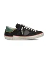 Philippe Model Low Top Sneakers Round Toe In Black