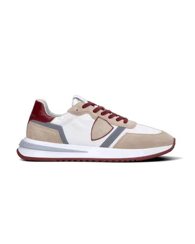 Philippe Model Men's Sneakers  Paris Tylu Wp01 Tropez 2.1 Low Man - Mondoal P Bordeaux In Red