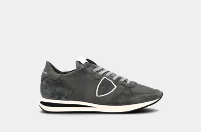 Philippe Model Men's Sneakers  Paris Tzlu 6003 Tropez Charbon In Gray