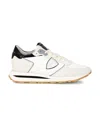 Philippe Model Men's Sneakers  Paris ♪ Vp04 - Tropez Haute Low Blanc Noir In White
