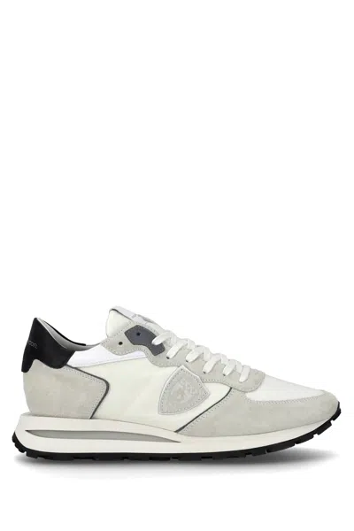 Philippe Model Men's Stylish Flat Shoes In White