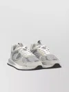 Philippe Model Mesh Panel Round Toe Rubber Sole Sneakers