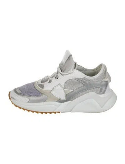 Pre-owned Philippe Model Mesh Sneakers In White