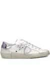 Philippe Model Metallic Distressed Sneakers