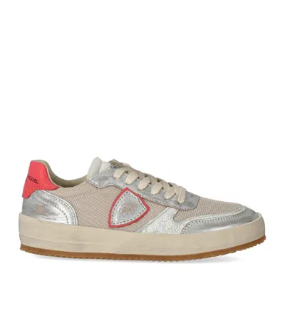 Philippe Model Nice Beige Coral Sneaker In Neutral