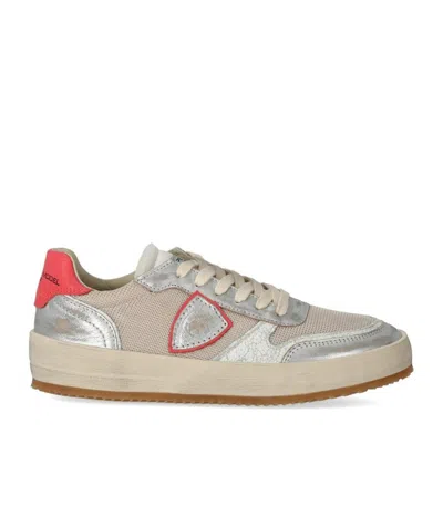 Philippe Model Nice Beige Coral Sneaker In Neutral