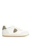 Philippe Model Nice Low Man Sneakers Green In White