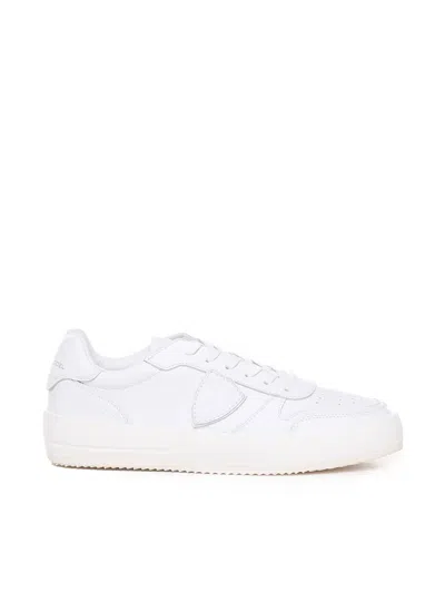 Philippe Model Nice Low Trainer In White