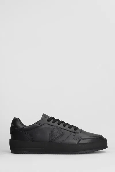 Philippe Model Nice Low Sneakers In Black