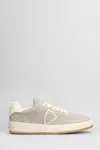 Philippe Model Nice Low Sneakers In Grey