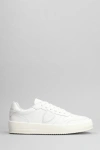 PHILIPPE MODEL NICE LOW SNEAKERS IN WHITE LEATHER