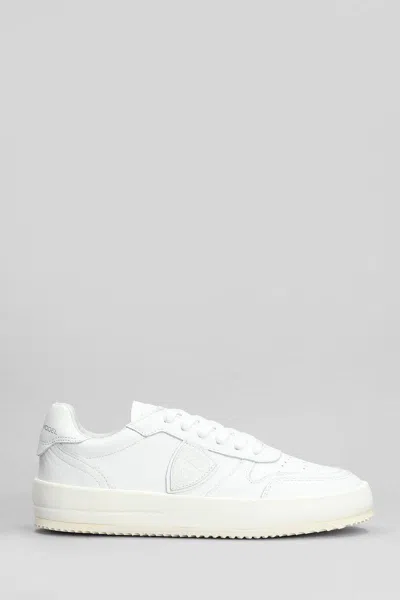 Philippe Model Nice Low Sneakers In White