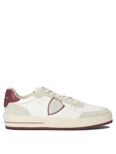 Philippe Model Sneakers Nice In Calfskin In White