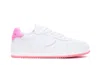 Philippe Model Nice Low Sneakers In White, Pink