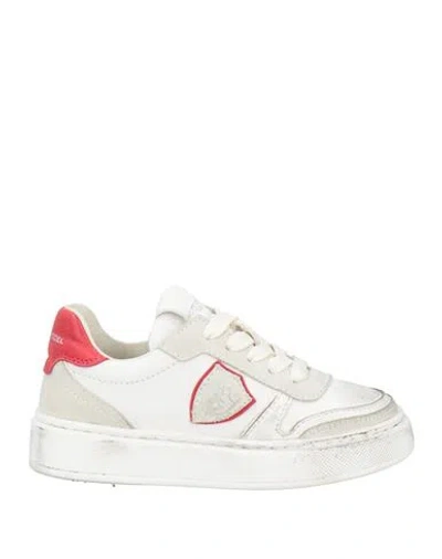 Philippe Model Babies'  Nice Low Toddler Sneakers Ivory Size 10c Calfskin In White