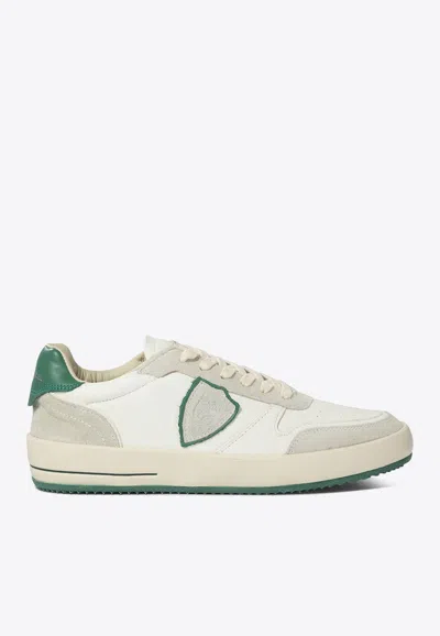 Philippe Model Nice Low-top Sneakers In White