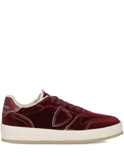 Philippe Model Nice Sneakers In Red