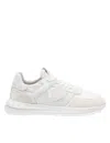 Philippe Model Nylon And Suede Sneakers In White