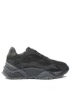 Philippe Model Low Top Sneakers Mesh Panels In Gray
