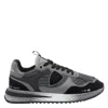 Philippe Model Casual Sneakers With Rubber Sole And Mesh In Black