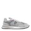 Philippe Model Mesh Panel Round Toe Rubber Sole Sneakers In Gray