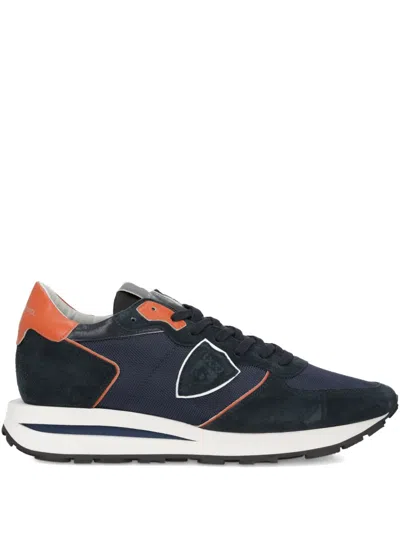 Philippe Model Panelled Lace-up Sneakers In Black