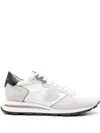 Philippe Model Panelled Lace-up Sneakers In White